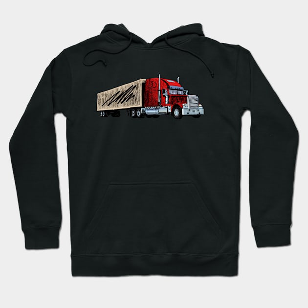 Truck Hoodie by sibosssr